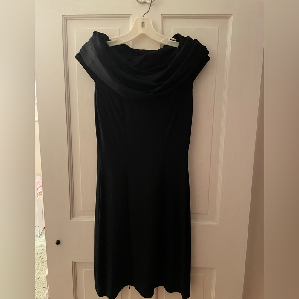 Vintage black Donna Karan cocktail dress